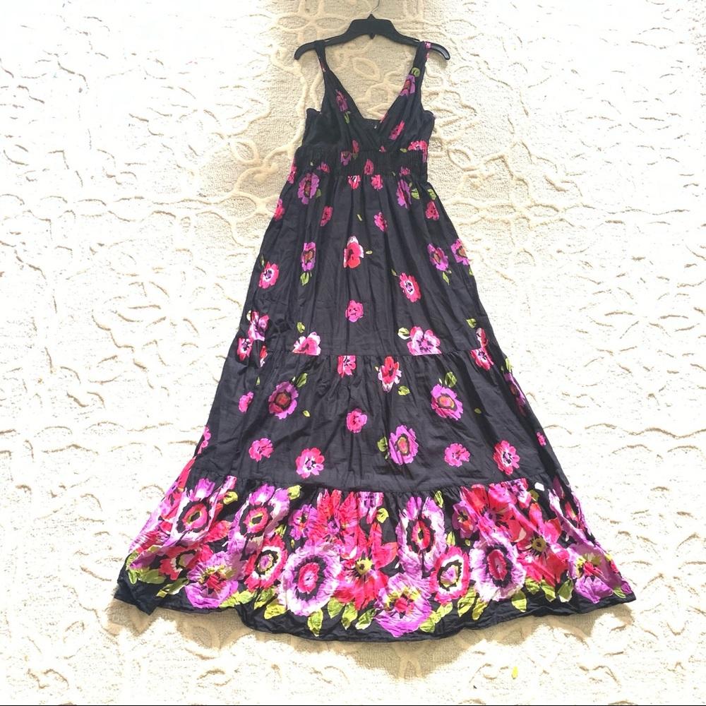 Ellen Parker floral maxi dress. Size medium
